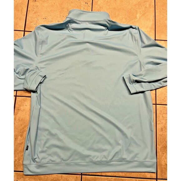 Breezy Golf Shirt Mens XL Blue 1/4 Zip Pull Over Long Sleeve Bob Does Sports - Picture 2 of 8